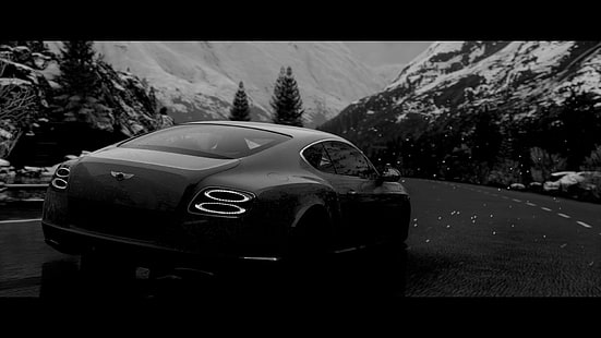 Driveclub, mobil, hujan, Bentley, Wallpaper HD HD wallpaper