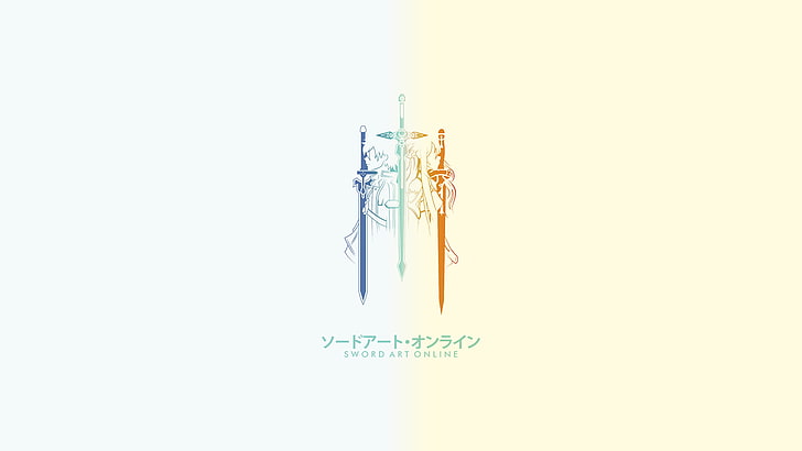 SwordArtOnline, Kirito (Schwertkunst Online), Kirigaya Kazuto, Anime, Manga, Logo, Schwertfrau, HD-Hintergrundbild