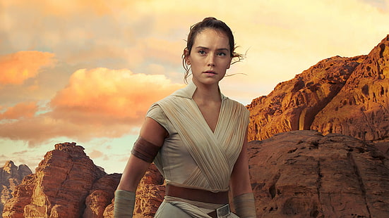 Yıldız Savaşları, Yıldız Savaşları: Skywalker'ın Yükselişi, Daisy Ridley, Rey (Yıldız Savaşları), HD masaüstü duvar kağıdı HD wallpaper
