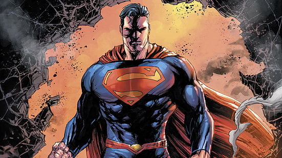 DC Comics, Superman, arte em quadrinhos, super-herói, histórias em quadrinhos, HD papel de parede HD wallpaper