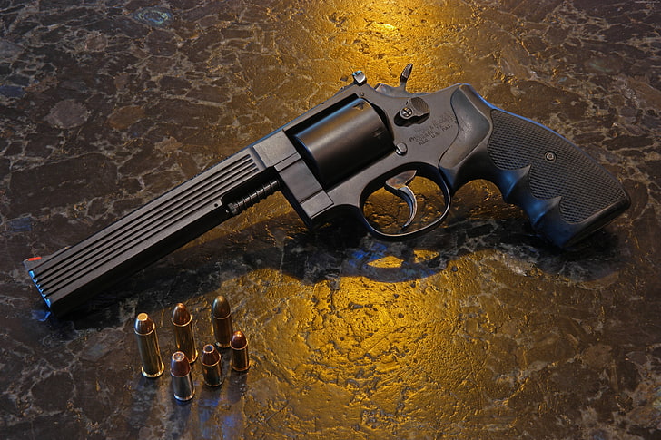 револвер, Phillips and Rodgers Medusa Model 47, уникално оръжие, HD тапет