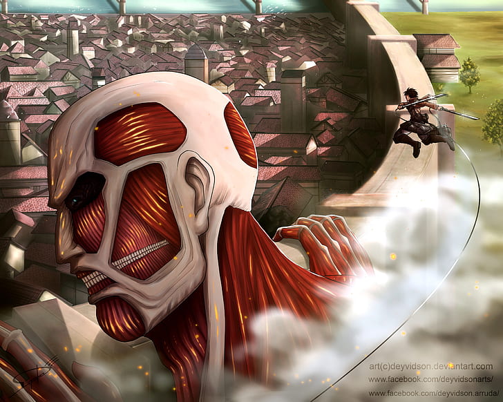 8 Colossal Titan Live Wallpapers Animated Wallpapers  MoeWalls