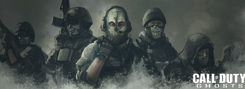 Call of Duty Ghosts цифровые обои, видеоигры, иллюстрации, Call of Duty: Ghosts, Call of Duty, HD обои HD wallpaper