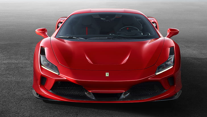2019 Ferrari F8 Tributo, Ferrari, car, vehicle, vehicle front, HD wallpaper