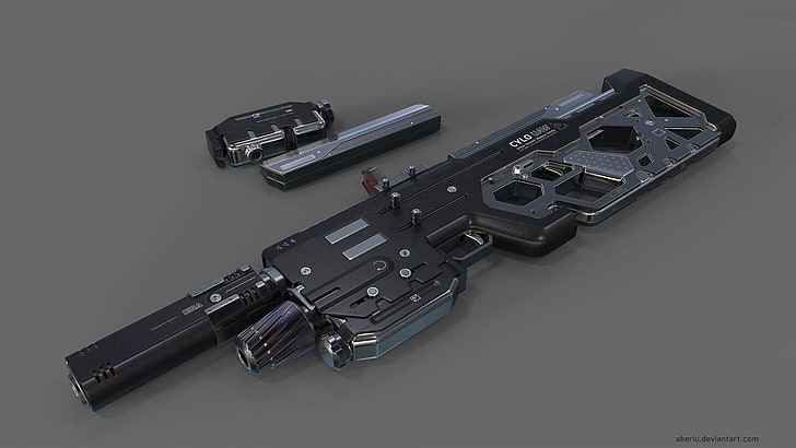 futuristisch, Waffe, HD-Hintergrundbild
