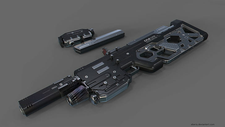 Waffe, futuristisch, HD-Hintergrundbild