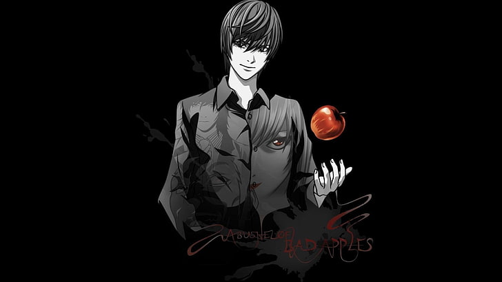 Mann Anime Charakter digitale Tapete, Anime, Death Note, Yagami Light, HD-Hintergrundbild