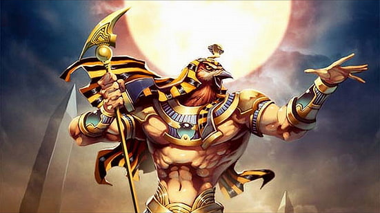 الله المصرية رع الشمس، خلفية HD HD wallpaper