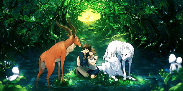 Princess Mononoke, Studio Ghibli, HD wallpaper HD wallpaper