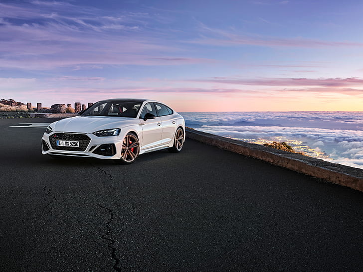 Audi, Audi RS5, Car, Sport Car, Vehicle, White Car, HD wallpaper