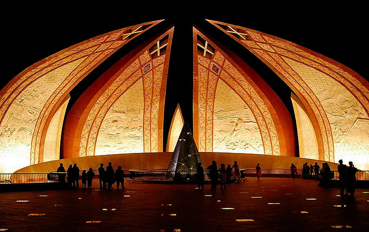 Paquistão Monumento, monumento, único, marrom, especial, branco, animais, HD papel de parede