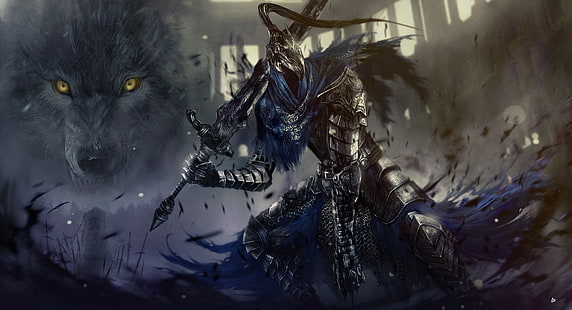 Dark Souls, видеоигры, Dark Souls: Remastered, рыцарь, Арториас, Арториас Бездна, HD обои HD wallpaper