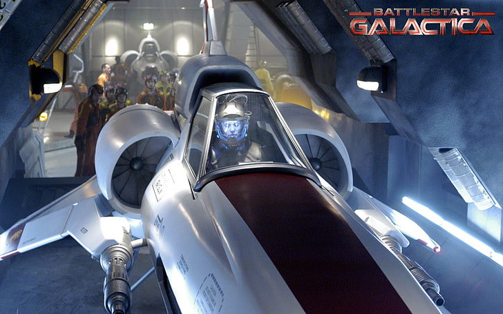 Battlestar, Galactica, Viper, HD-Hintergrundbild