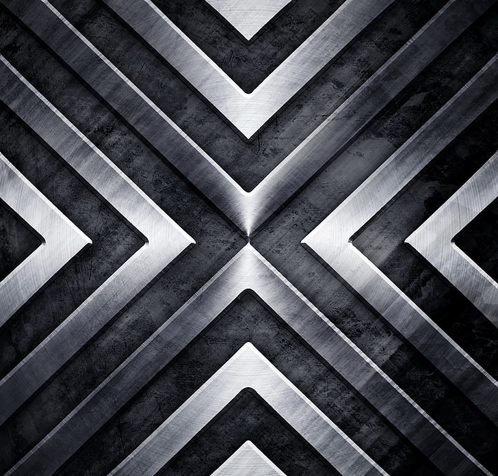 metal X digital wallpaper, metal, texture, background, grunge, steel, metallic, HD wallpaper