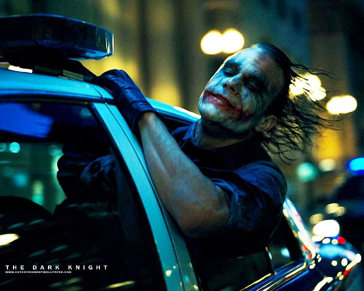 La película de Joker, The Dark Knight, Joker, escenas de películas, actor, Heath Ledger, Fondo de pantalla HD