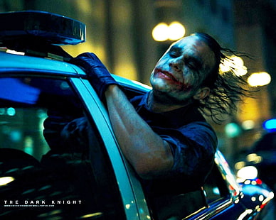 The Joker movie still, The Dark Knight, Joker, movie scenes, actor, Heath Ledger, HD wallpaper HD wallpaper