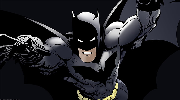 Greg Capullos Baru 52 Batman rekreasi oleh ..., wallpaper Batman, Kartun, Lainnya, Wallpaper HD