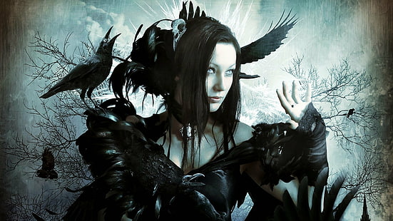 Cyber, Dark, Emo, Fetisch, Girl, Girls, Gothic, Gothic, Vampir, HD-Hintergrundbild HD wallpaper