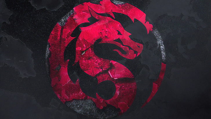 Mortal Kombat, лого, HD тапет