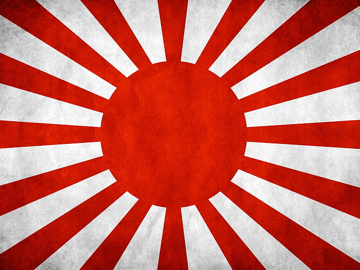 빨간색과 흰색 영역 양탄자, 일본, HD 배경 화면