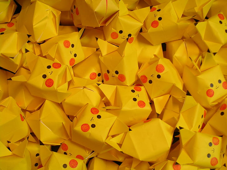 ? Pokemon Picachu Cubes ?, kotak kertas pikachu, picachu, sangat-imut, pokemon-picachu-cubes, pokemon, imut, mengagumkan, anime, Wallpaper HD