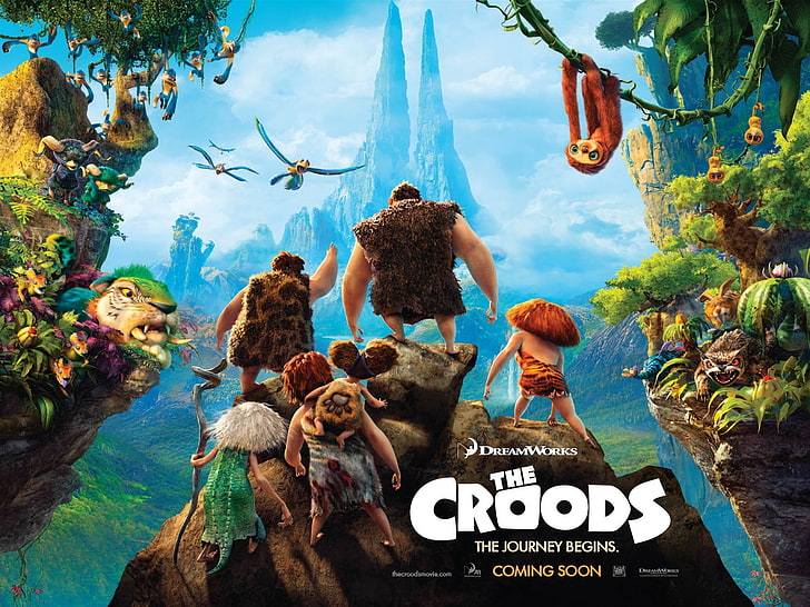 The Croods 2013 Movie HD Masaüstü Duvar Kağıdı 09, DreamWorks Crood'lar dijital duvar kağıdı, HD masaüstü duvar kağıdı
