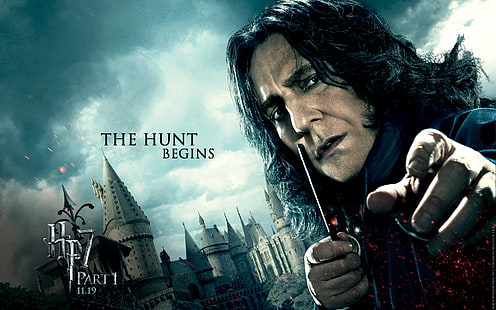 Harry Potter, Harry Potter e i Doni della Morte, Severus Snape, Sfondo HD HD wallpaper