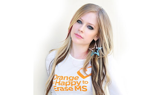 Avril Lavigne, cantante, bionda, donne, Sfondo HD HD wallpaper