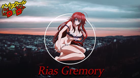  High School DxD, anime girls, Gremory Rias, HD wallpaper HD wallpaper