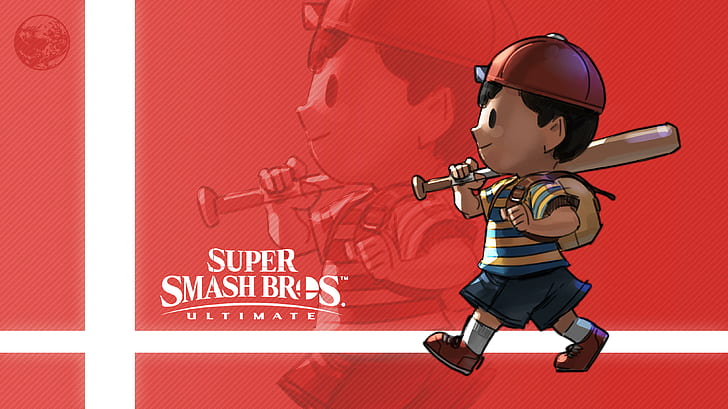 Video Game, Super Smash Bros. Ultimate, Ness (EarthBound), HD wallpaper