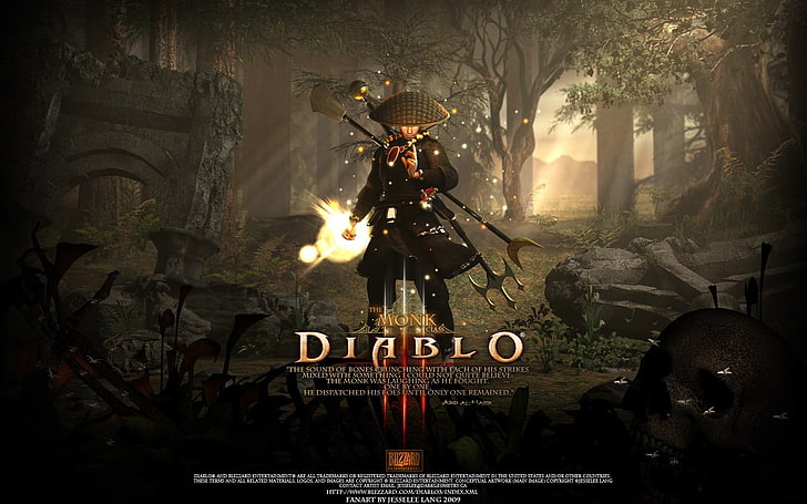 Diablo wallpaper, video games, Diablo III, Diablo, HD wallpaper