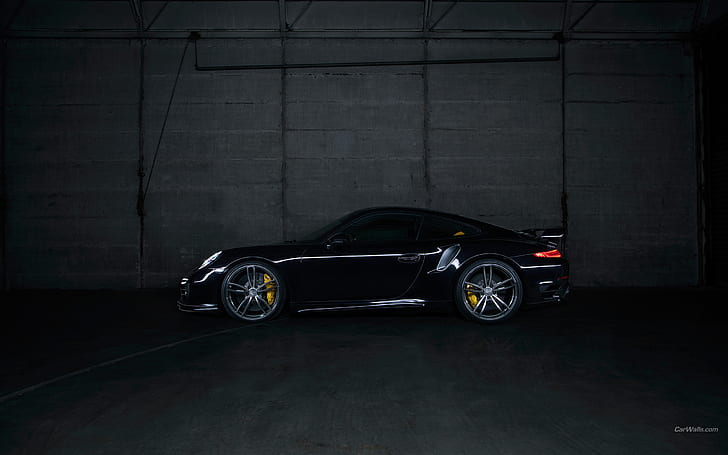 Porsche Dark HD, black porsche targa, cars, dark, porsche, HD wallpaper