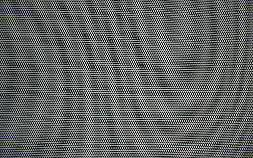 mesh, circles, holes, metal, silver, HD wallpaper HD wallpaper