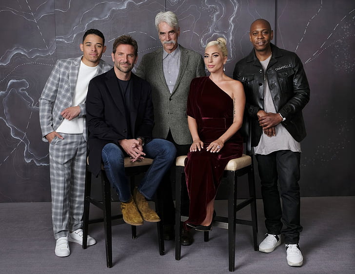 Lady Gaga, Bradley Cooper, A Star Is Born, Sam Elliott, Wallpaper HD