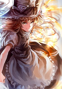 Touhou, Kirisame Marisa, HD-Hintergrundbild HD wallpaper