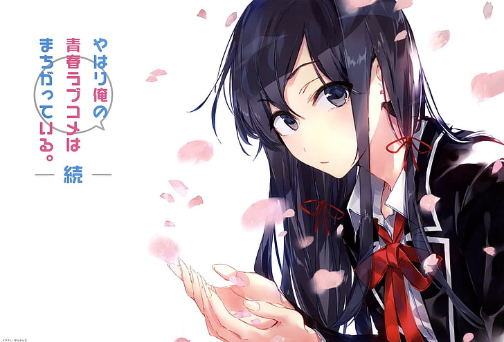 Anime, Komedi Romantis Remaja Saya SNAFU, Oregairu, Yukino Yukinoshita, Wallpaper HD