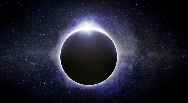 éclipse solaire, Fond d'écran HD