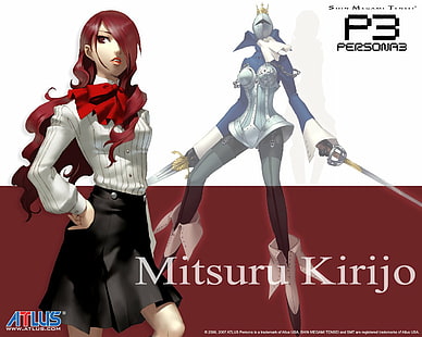 Persona, Persona 3, Mitsuru Kirijo, วอลล์เปเปอร์ HD HD wallpaper