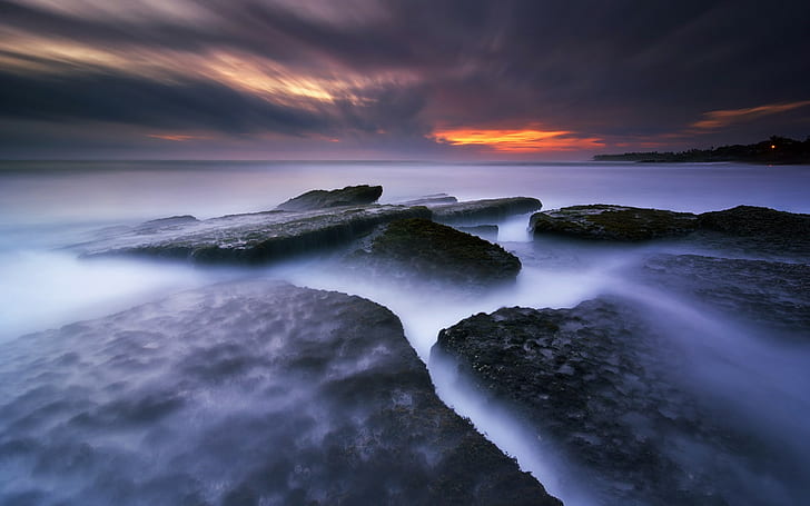 coast, sea, Indonesia, HD wallpaper