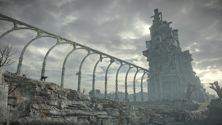 E3 2017, captura de pantalla, 4k, Shadow of the Colossus, Fondo de pantalla HD