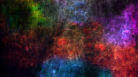 abstracto, color, colorido, gouch, textura, Sfondo HD HD wallpaper