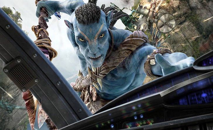 Avatar 2009 Film, mavi animasyon karakter, Filmler, Avatar, Film, 2009, avatar film, avatar 3d 2009 film ekran görüntüsü, avatar film ekran görüntüsü, HD masaüstü duvar kağıdı