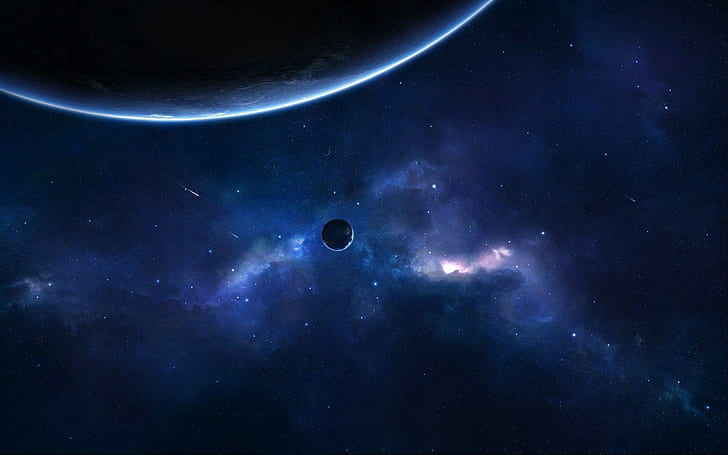 Soledad cósmica, galaxia, espacio, 1920x1200, estrella, planeta, Fondo de pantalla HD