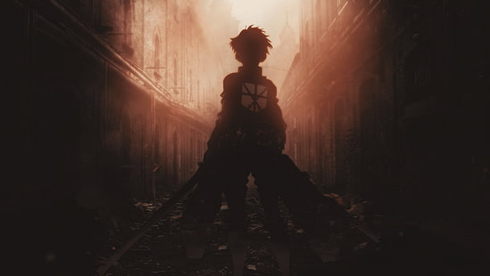อะนิเมะเรื่อง Attack on Titan, Eren Yeager, Shingeki No Kyojin, วอลล์เปเปอร์ HD HD wallpaper
