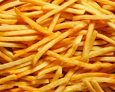 frites de pommes de terre, nourriture, frites, frites, Fond d'écran HD HD wallpaper