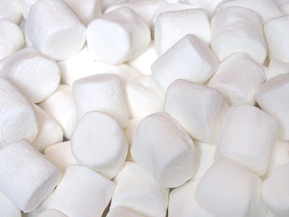 marshmallow branco, comida, doces, marshmallow, HD papel de parede HD wallpaper