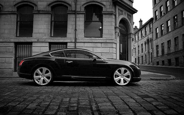 Bentley Continental GT S Project Kahn 2008 Side, Bentley GTS, HD wallpaper