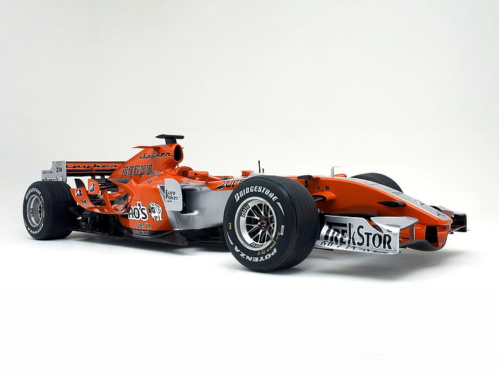 2006, 4000x3000, car, formula1, mf1, race, racing, spyker, HD wallpaper