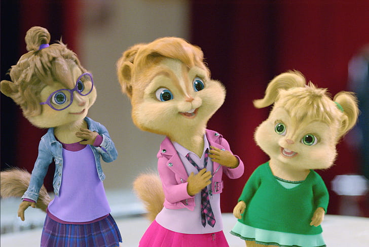 Film, Alvin and the Chipmunks, Chipettes, HD tapet