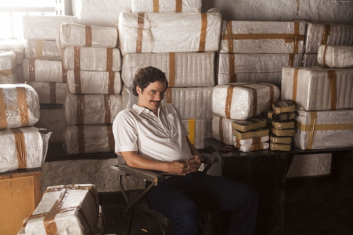 Raúl Méndez, Narcos, serial, Wagner Moura, Pablo Escobar, Fondo de pantalla HD
